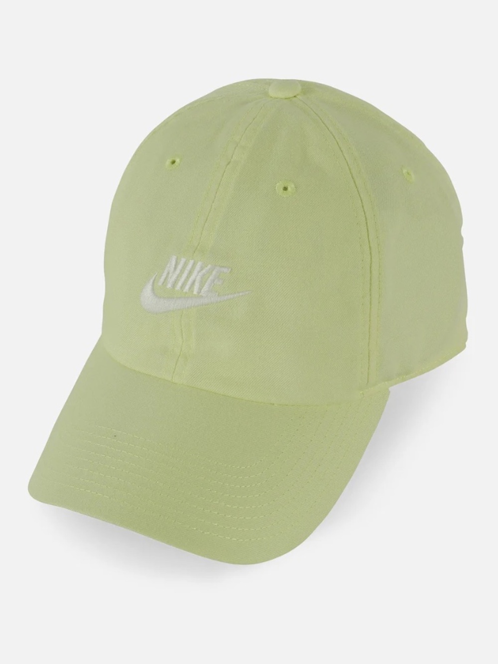 Nike Pale Yellow Embroidered Swoosh Cap
